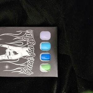 Glam Squad Nail Set - Purple, Blue, Green